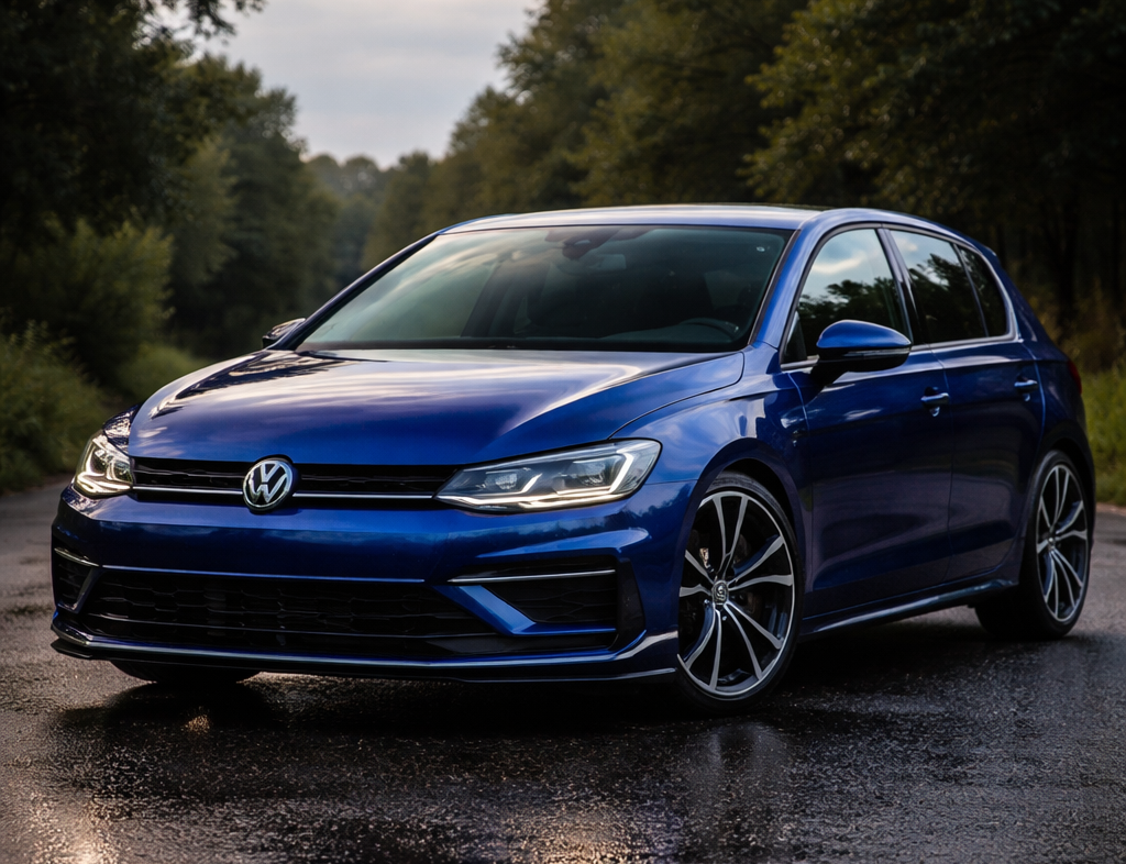 Volkswagen Golf azul